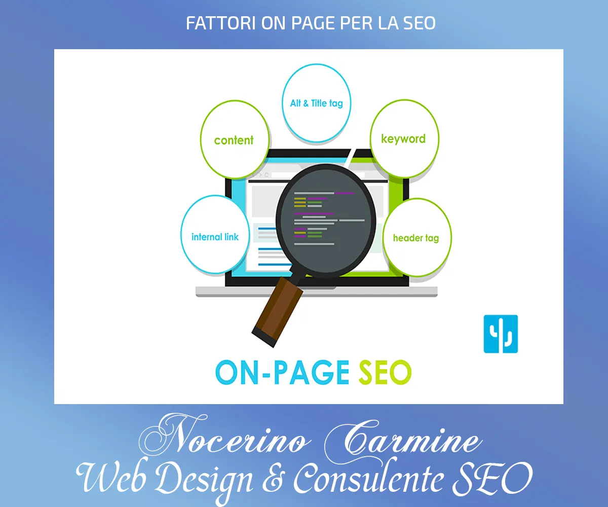 FATTORI SEO ON PAGE