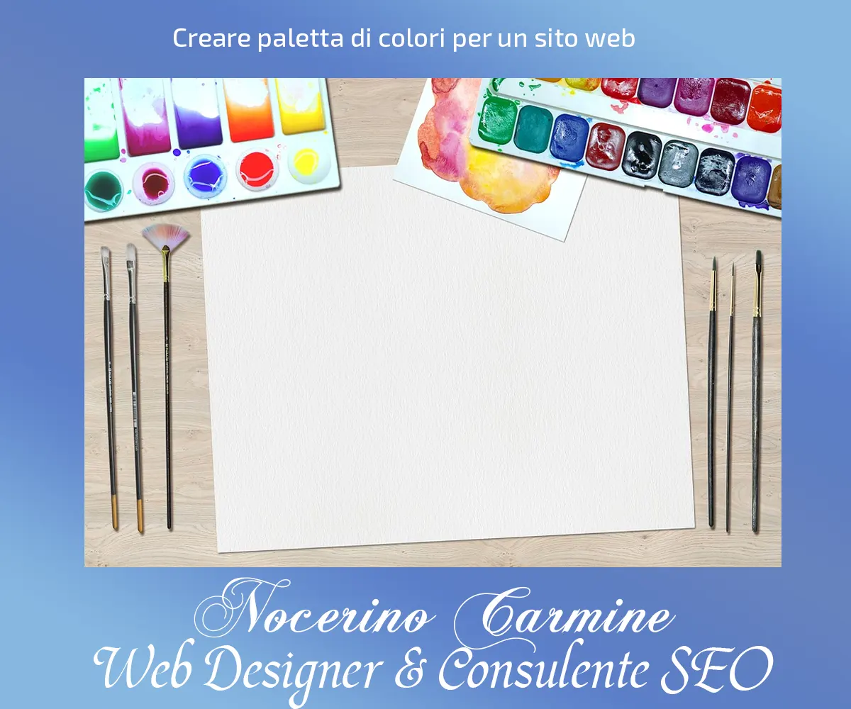 Creare una paletta di colori per un sito web