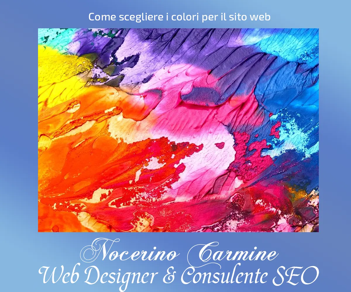 scegliere i colori per il sito web