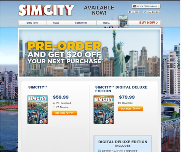 testare visual design ecommerce - esempio test ab