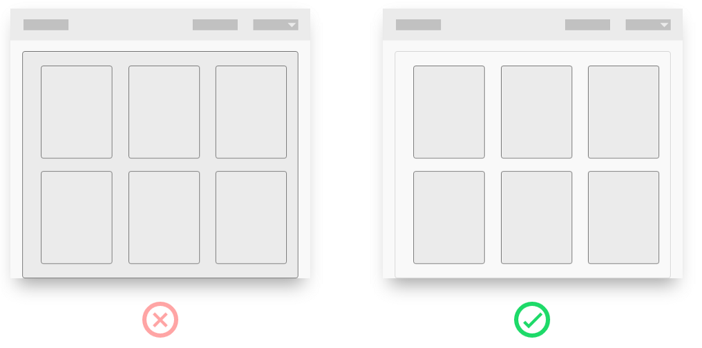 esempio gerarchia visiva 10 migliori pratiche ux design