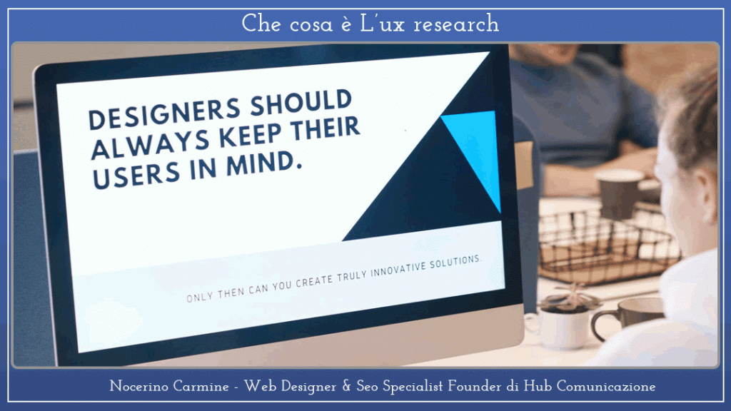Che cosa è L'ux research