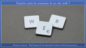 Quanto costa la creazione di un sito web ?