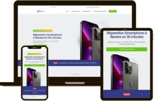 portfolio - sito web di riparazione smartphone -
